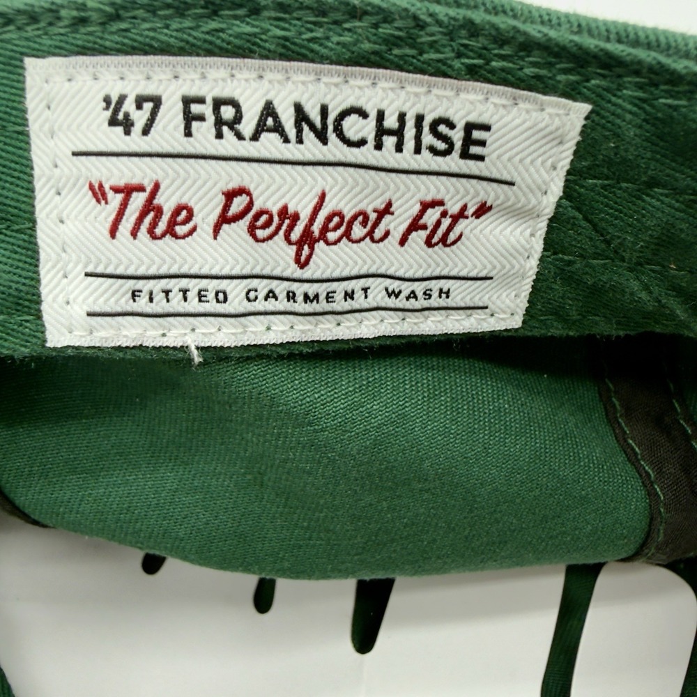 Michigan State Spartans 47 Brand "The Perfect Fit"Clean Up Hat, Dad Cap, Green L - Picture 10 of 12